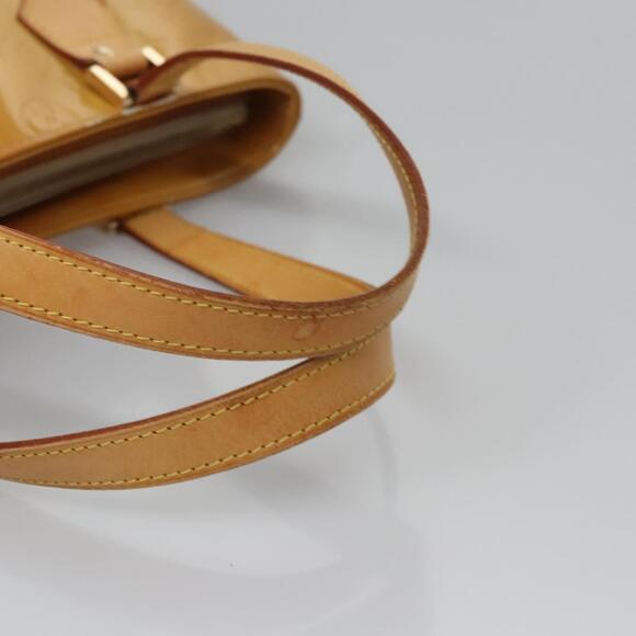 LOUIS VUITTON Monogram Vernis Houston Hand Bag Beige M91004 - Picture 9 of 13